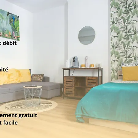 Studio Lorient Proche Centre Gare Wifi Netflix Extérieur photo